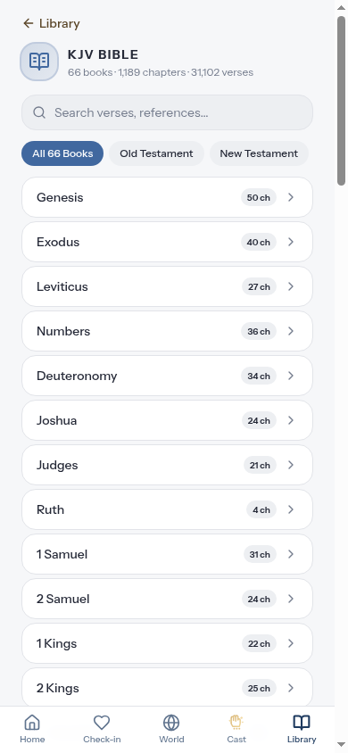 ScriptureSignal KJV Bible preview screenshot