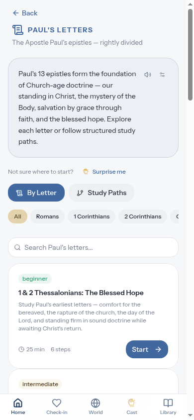 Paul's Letters screenshot 1