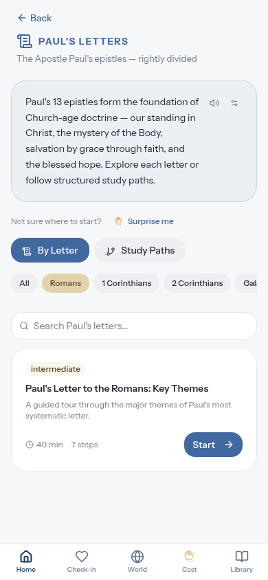 Paul's Letters screenshot 2