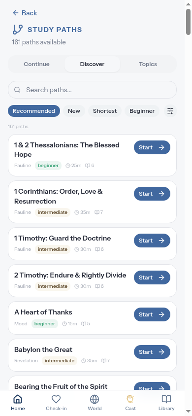 ScriptureSignal study paths preview screenshot