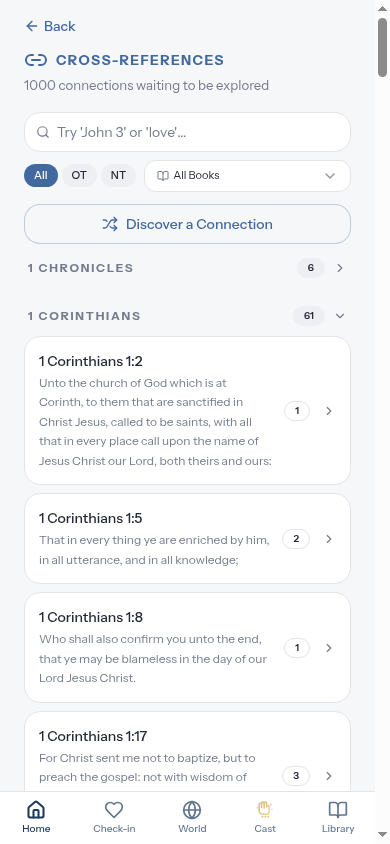 Cross References screenshot 2